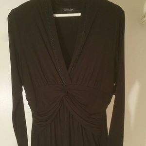 Karen Kane Beaded Beautiful Rayon Top